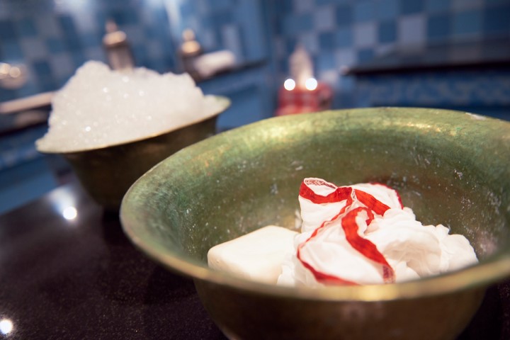 Meiden wellnessfeest kinderffeest hamam massage