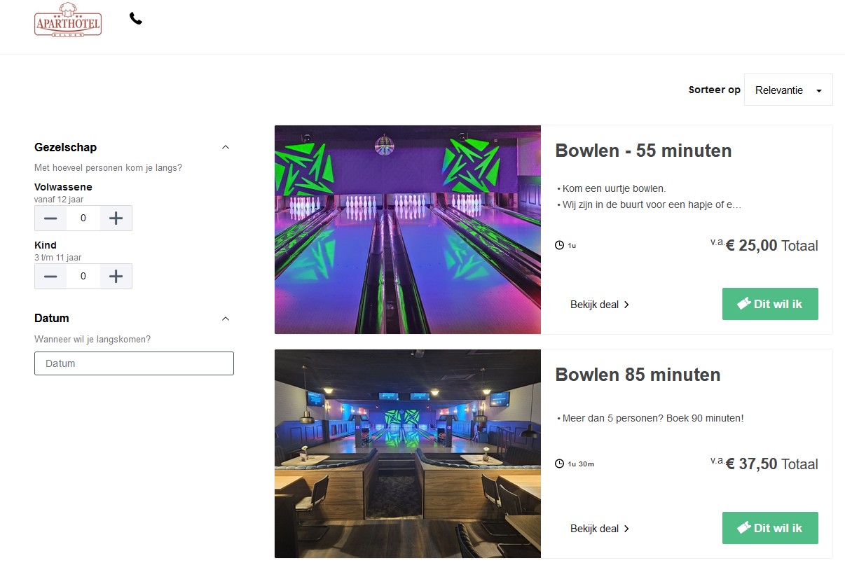 Boek bowling online